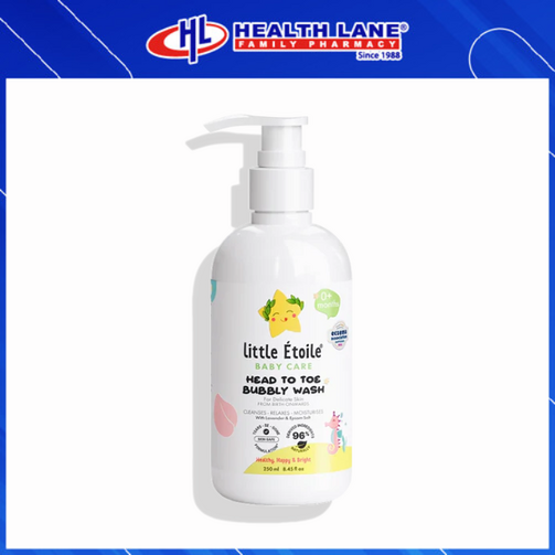 LITTLE ETOILE HEAD TO TOE WASH DELICATE 0+ YEARS 250ML